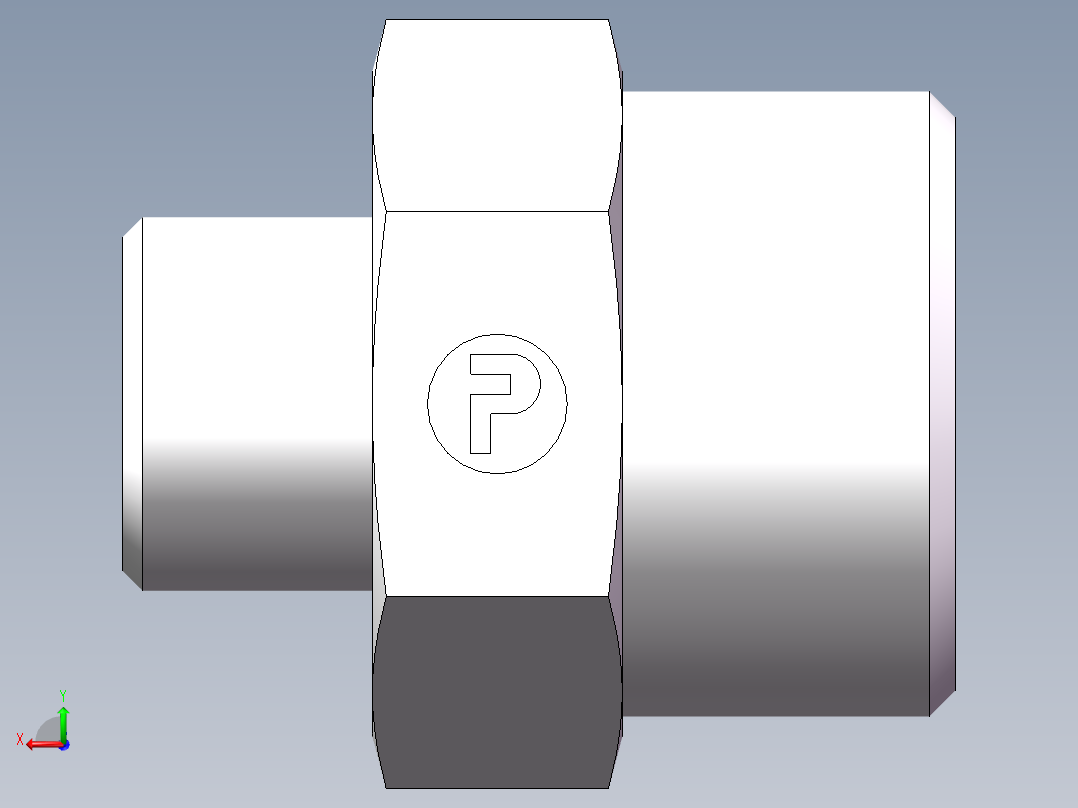 直通变径-GR、1D-18-30后视图