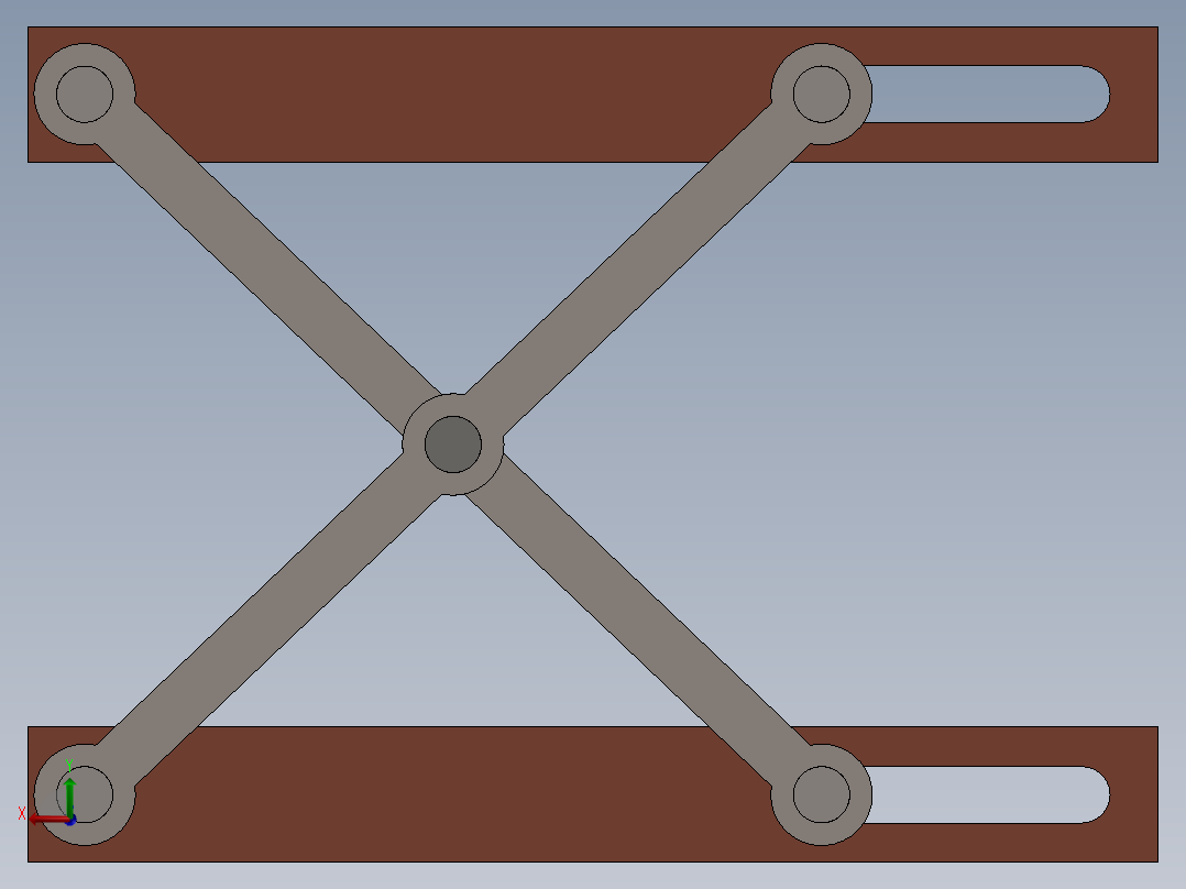 折叠桌 (1)后视图