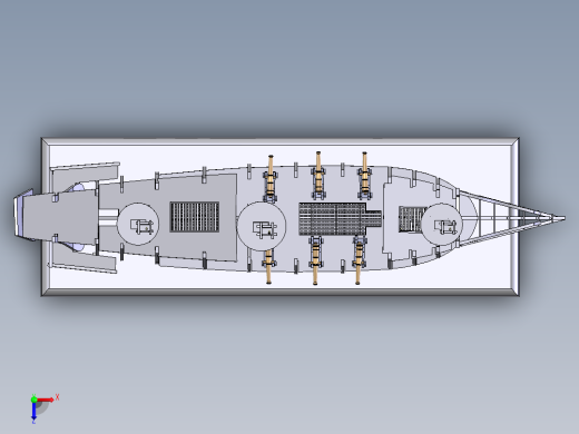 金鹿号古帆船俯视缩略图