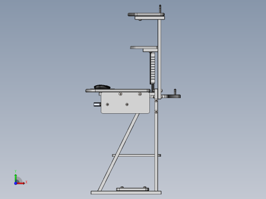 电脑桌(38)前视缩略图