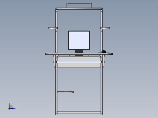 电脑桌(38)左视缩略图