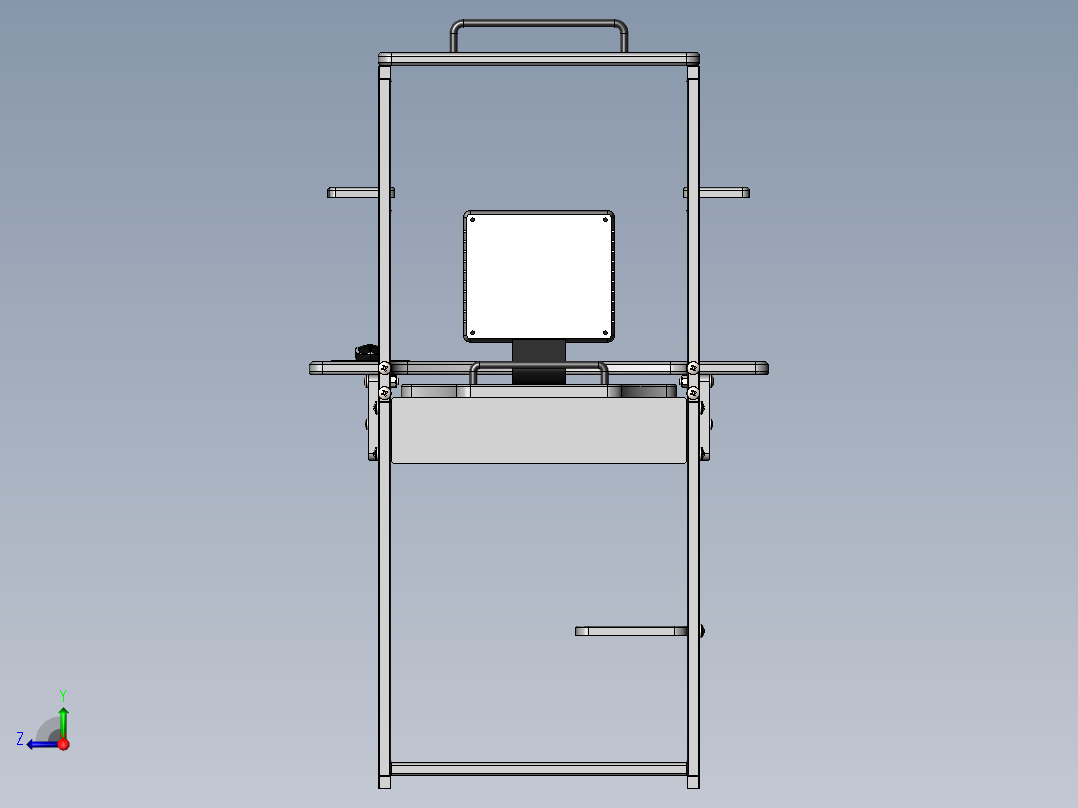 电脑桌(38)右视图
