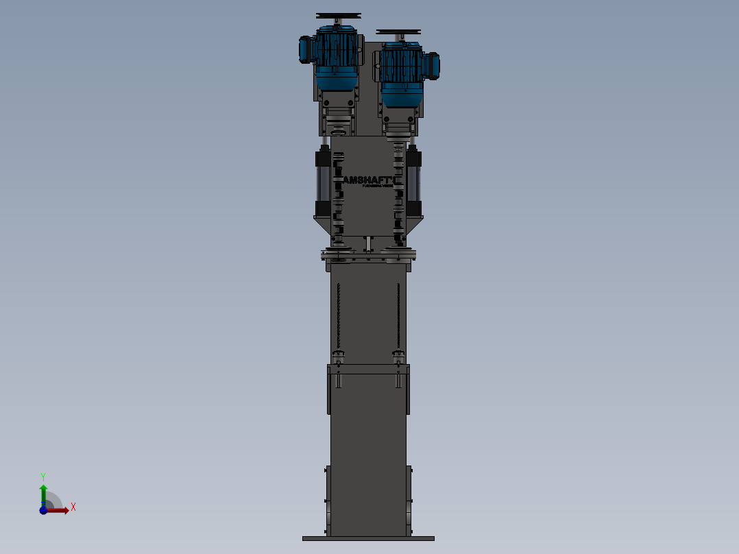 A3003510-垂直钻孔数控钻床前视图