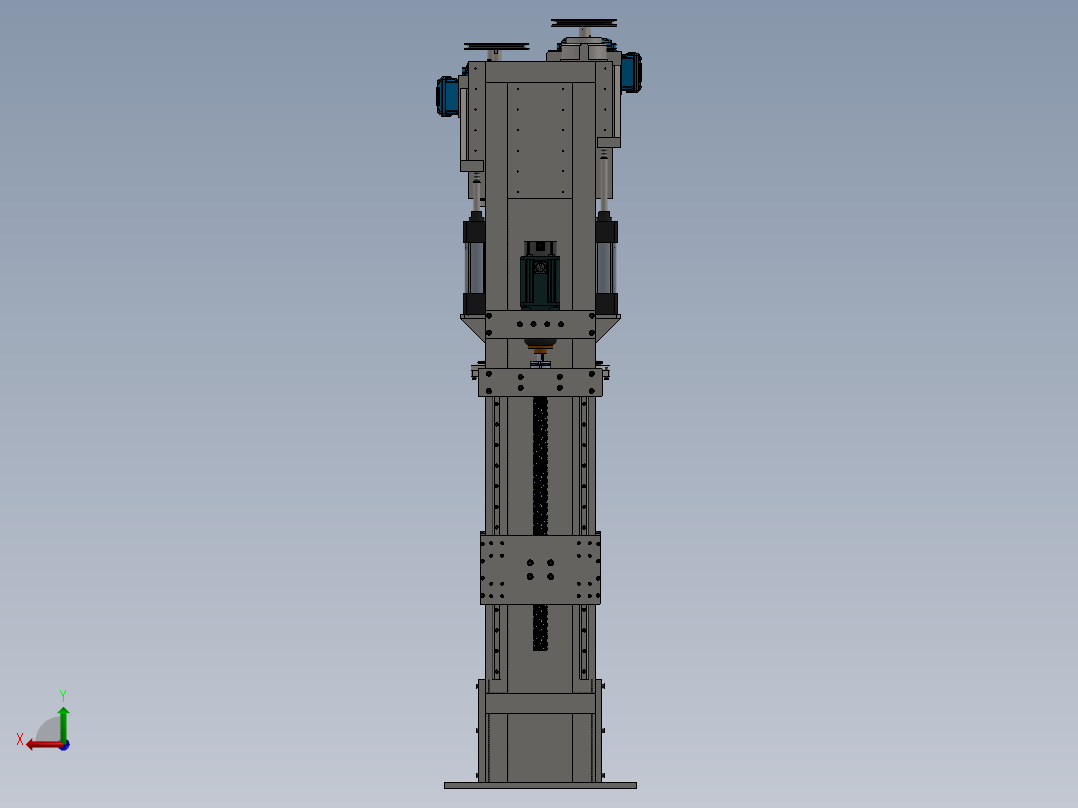 A3003510-垂直钻孔数控钻床后视图