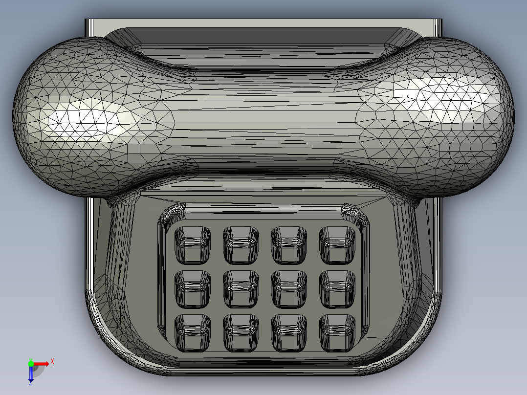 微型手机俯视图