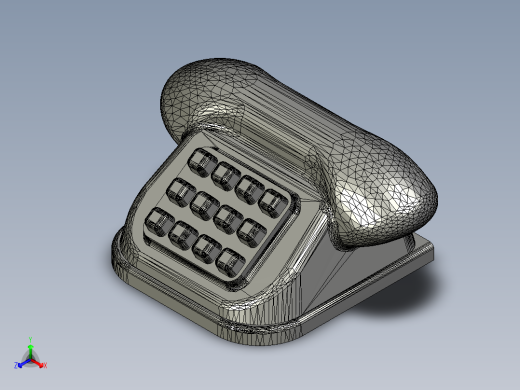 微型手机正等轴测缩略图