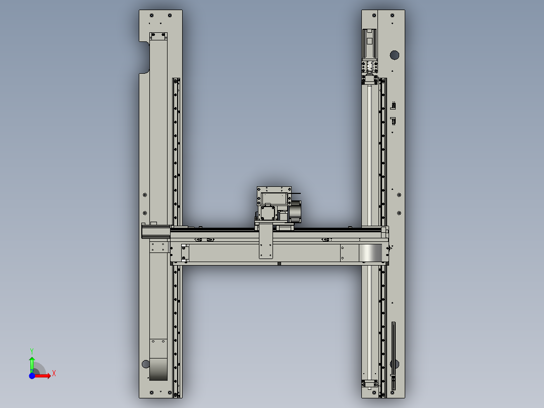 02取放料机械手组件前视图