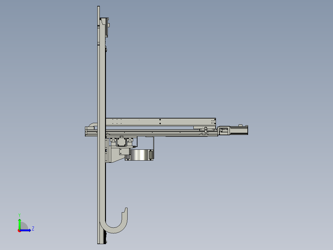 02取放料机械手组件左视图