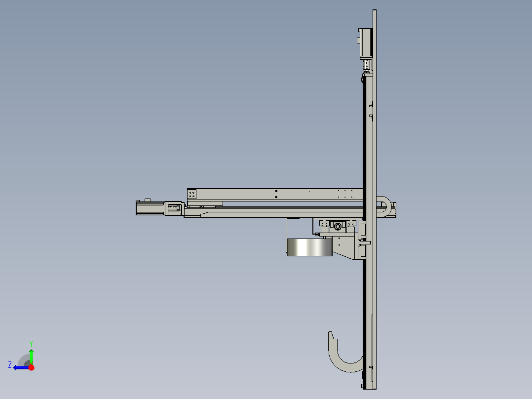 02取放料机械手组件右视图