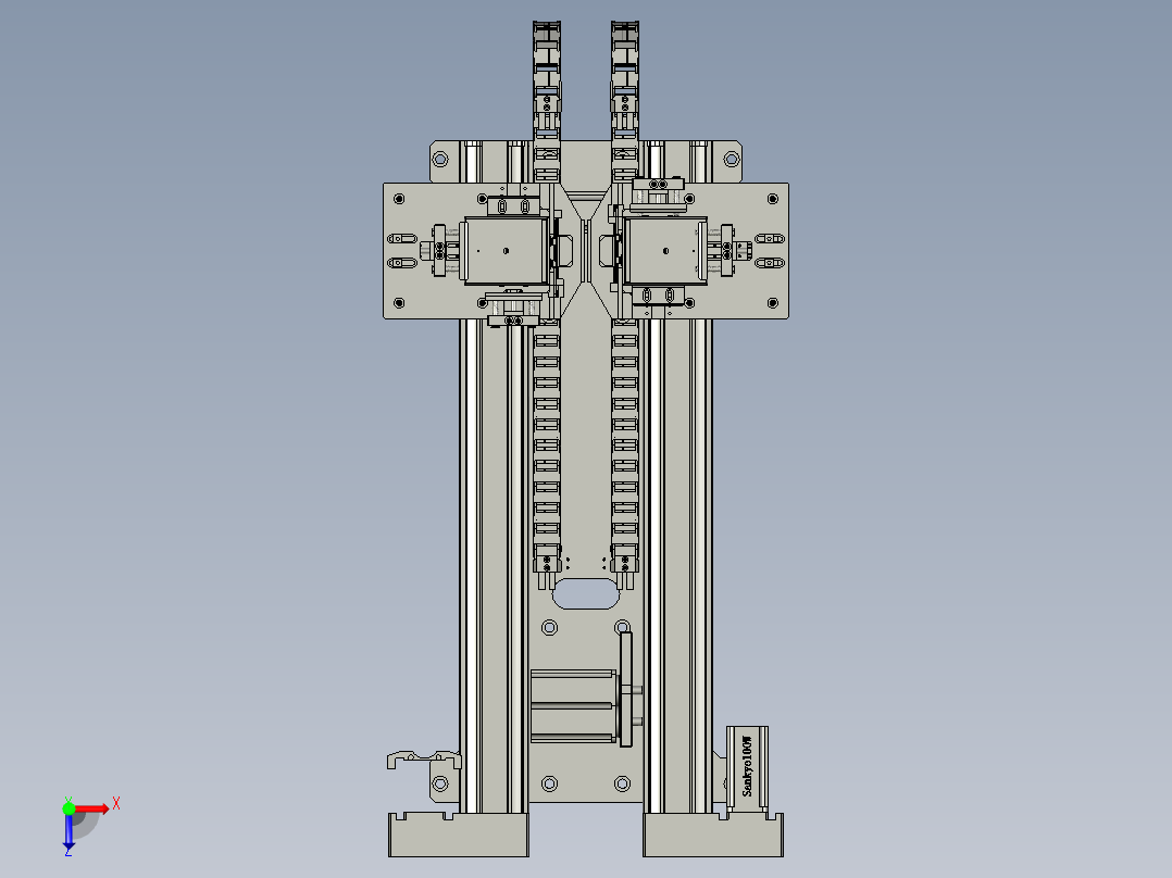 2022-10-焊接滑动座俯视图