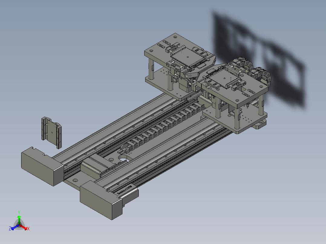 2022-10-焊接滑动座正等轴测图
