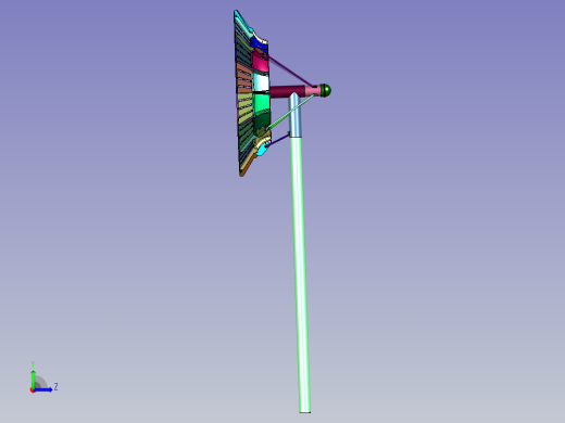 直接驱动式永磁风力发电机左视缩略图