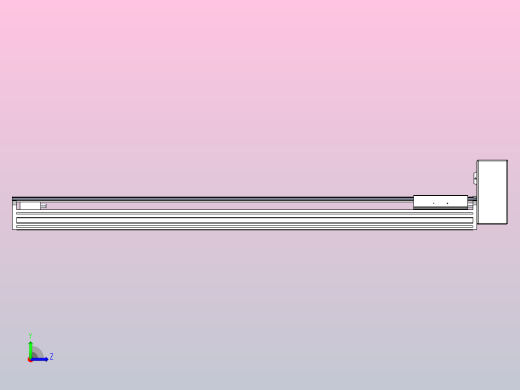 皮带直线轴半封闭可选导轨TPA-HNB-175D-140-L1050-LU-C-P75-N3左视缩略图