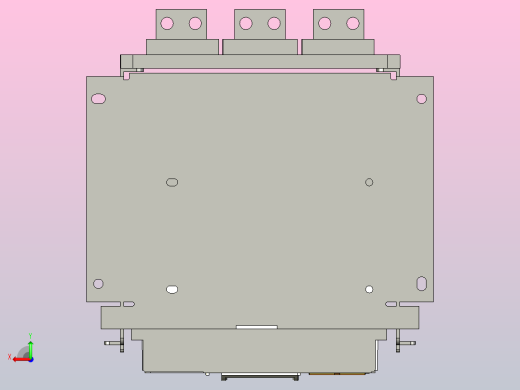 NXAF16N_H08-12 3P抽屉式万能式断路器三维模型202212后视缩略图