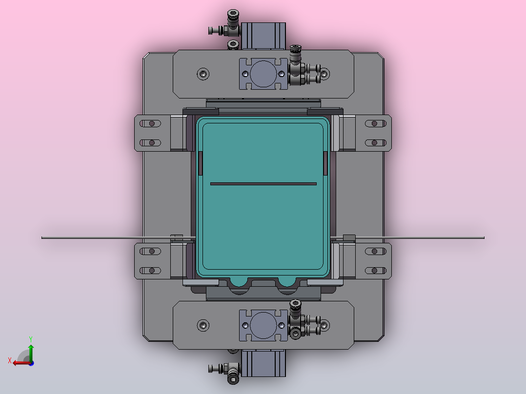 弹夹上料仓后视图