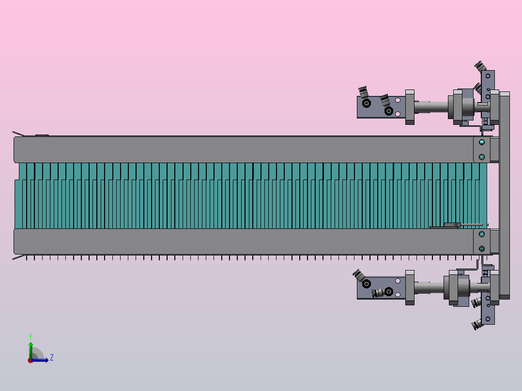 弹夹上料仓左视图