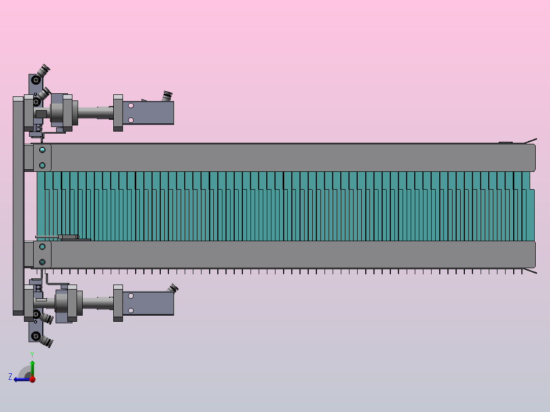 弹夹上料仓右视图