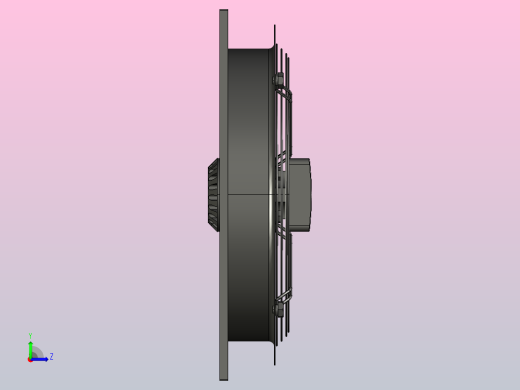 TX.A4D-500S-5FMAR01型外转子风机[TX.A4D-500S-5FMAR01]左视缩略图