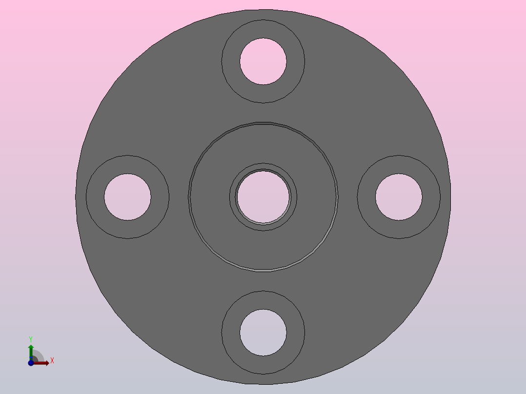 无挡圈双轴承L尺寸指定型轴承座组件_BDLDF-605-2Z-40-A前视图