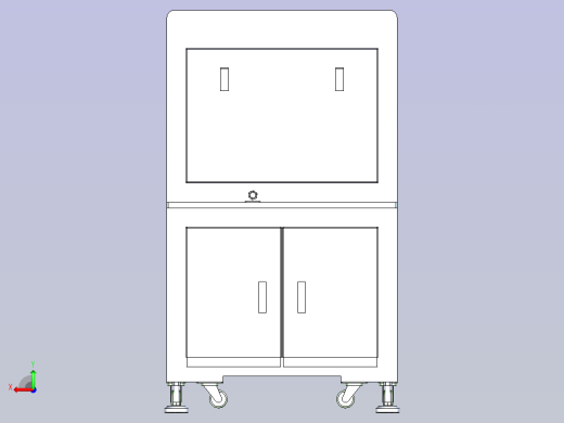 ACF热压贴附机总装3D图纸后视缩略图