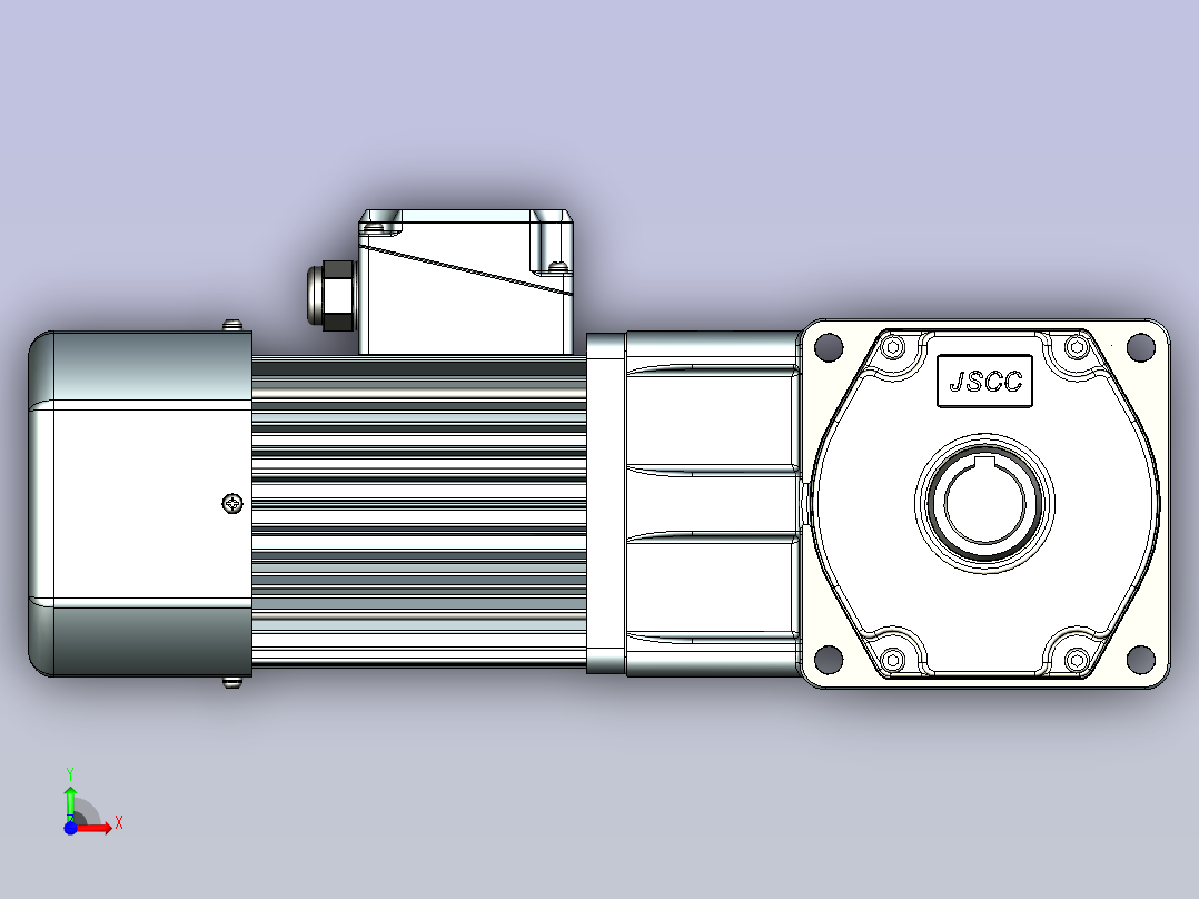 JSCC变频减速电机 f370rc-L前视图