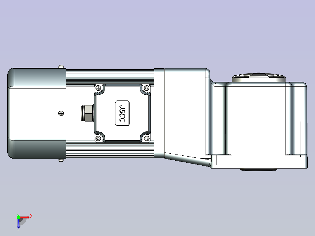 JSCC变频减速电机 f370rc-L俯视图