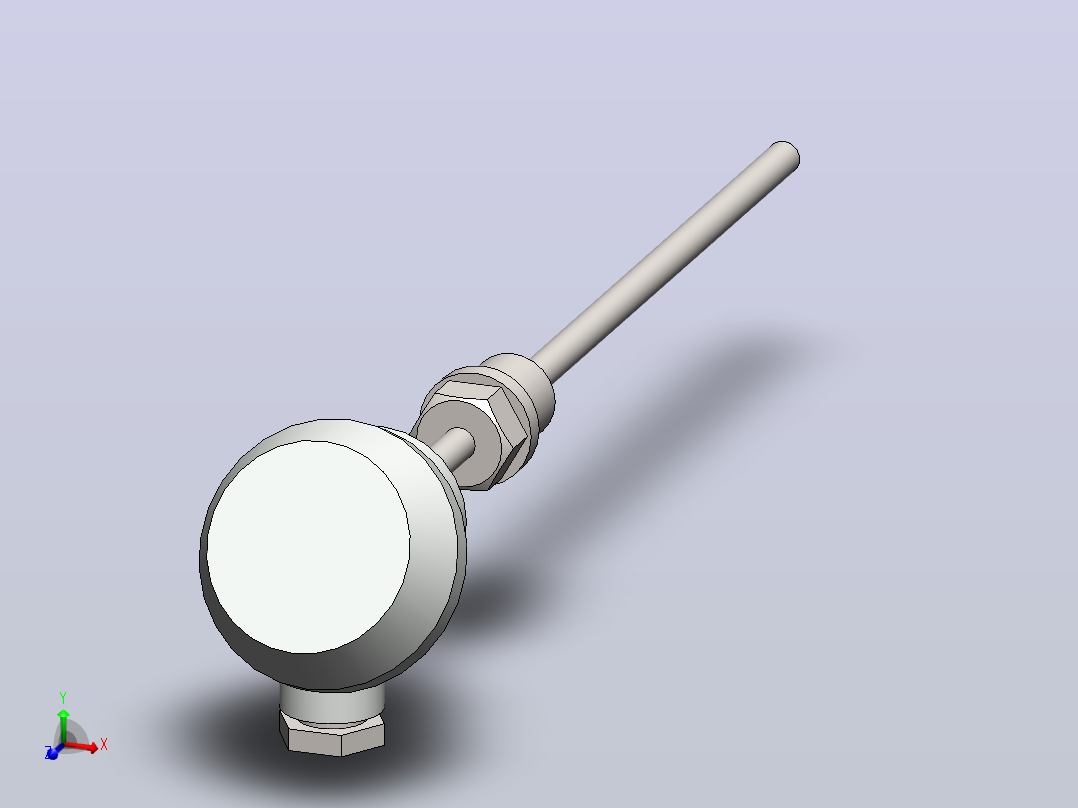 WZPT-226铂热电阻φ6×200×150主视图