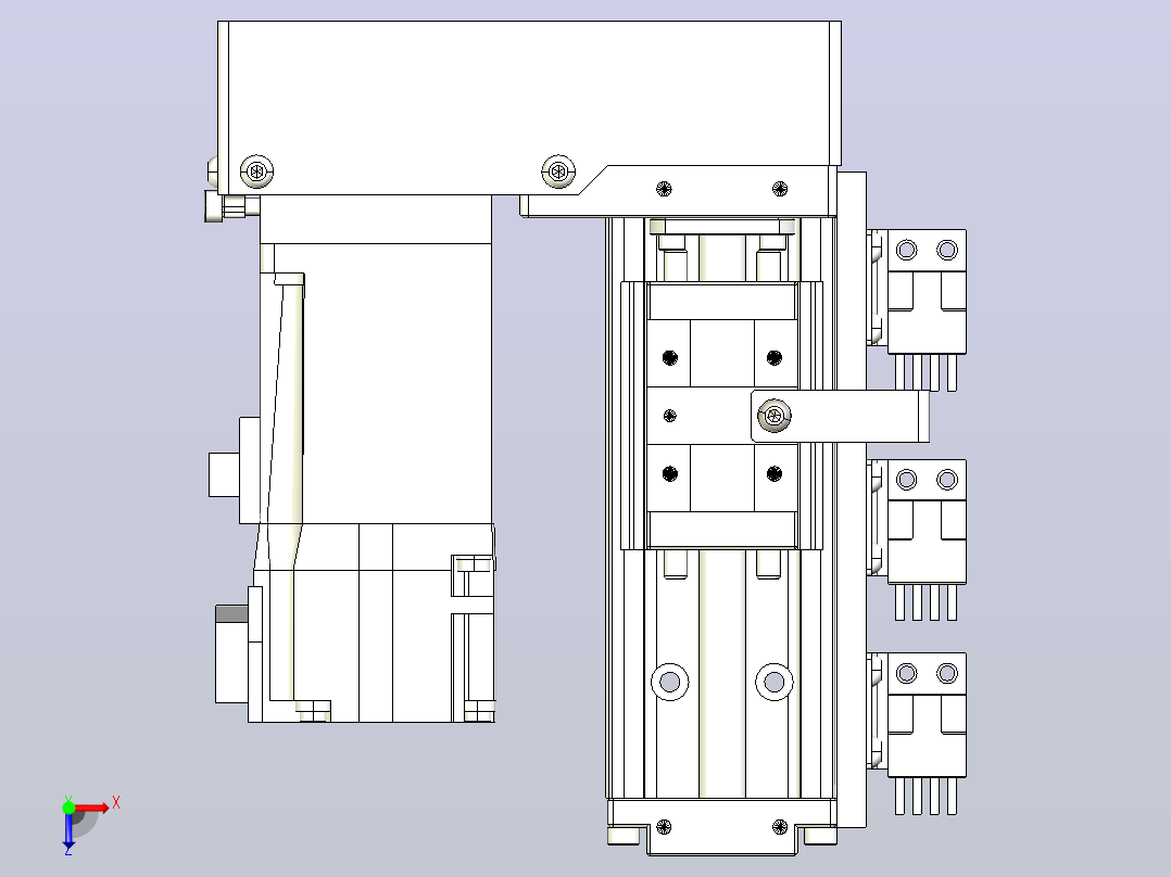 钢基模组TPA-KSR-4002C-100A1-ML-H1S2俯视图