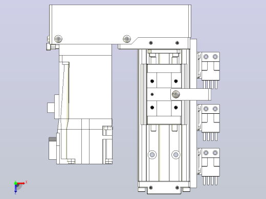 钢基模组TPA-KSR-4002C-100A1-ML-H1S2俯视缩略图