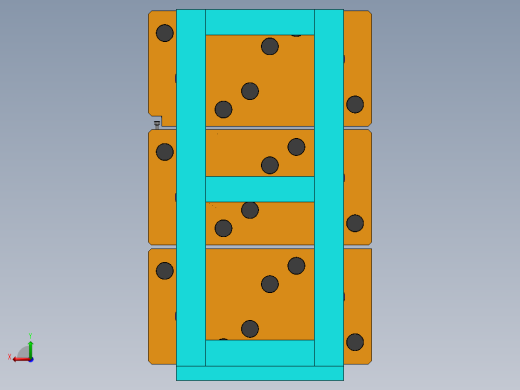 六工位通机夹具后视缩略图