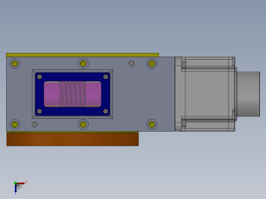 两轴分度转台sw20可编辑俯视缩略图