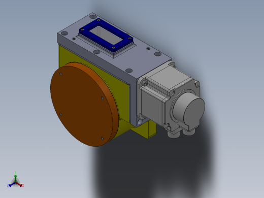两轴分度转台sw20可编辑正等轴测缩略图