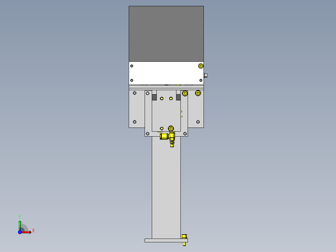圆销避让、转移前视图
