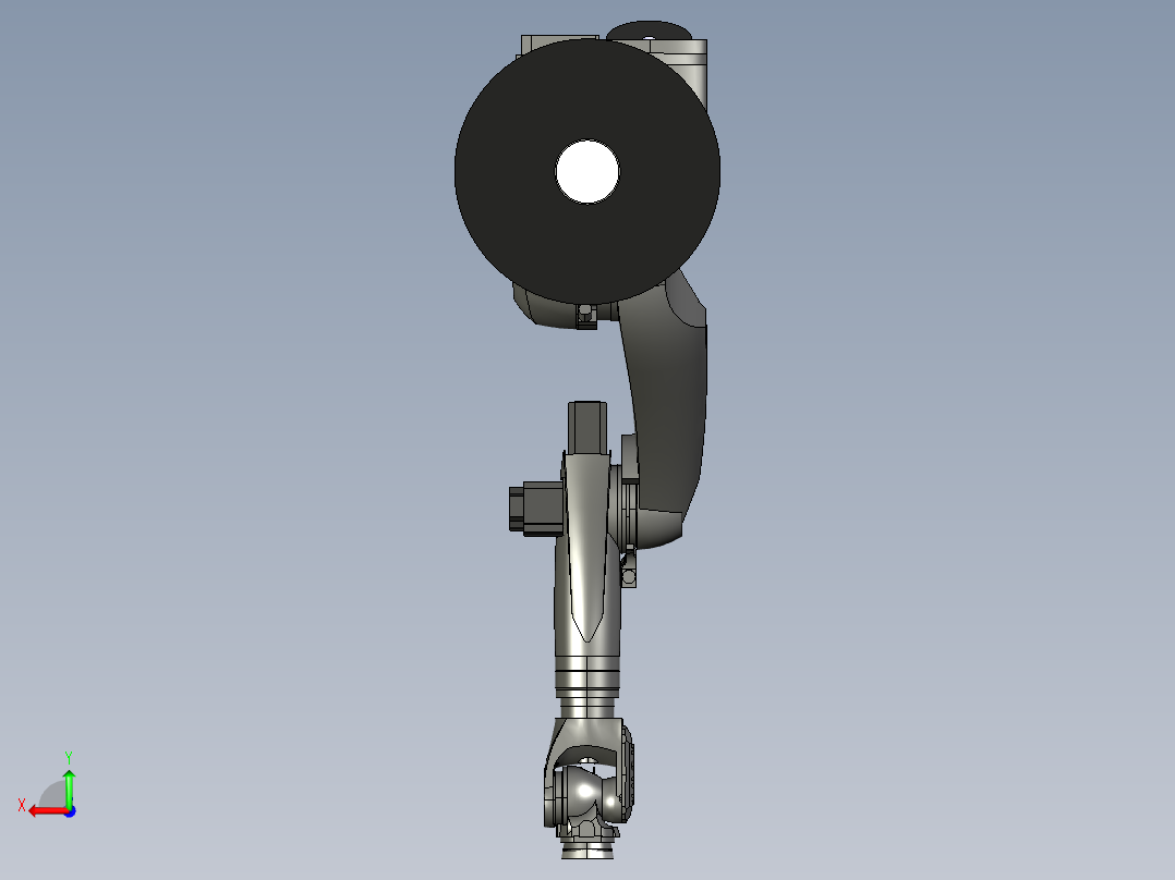 dmu-kinematic-catia-kuka-robot-arm后视图