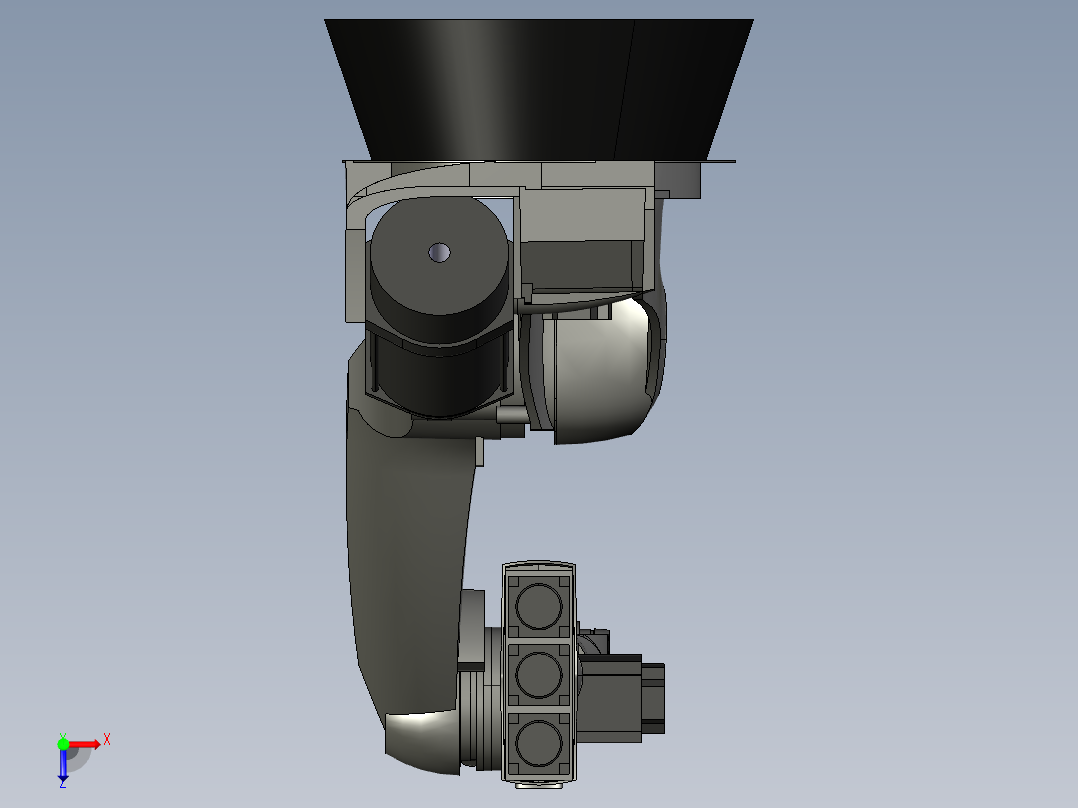 dmu-kinematic-catia-kuka-robot-arm俯视图