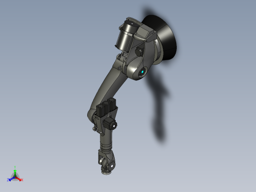 dmu-kinematic-catia-kuka-robot-arm正等轴测缩略图