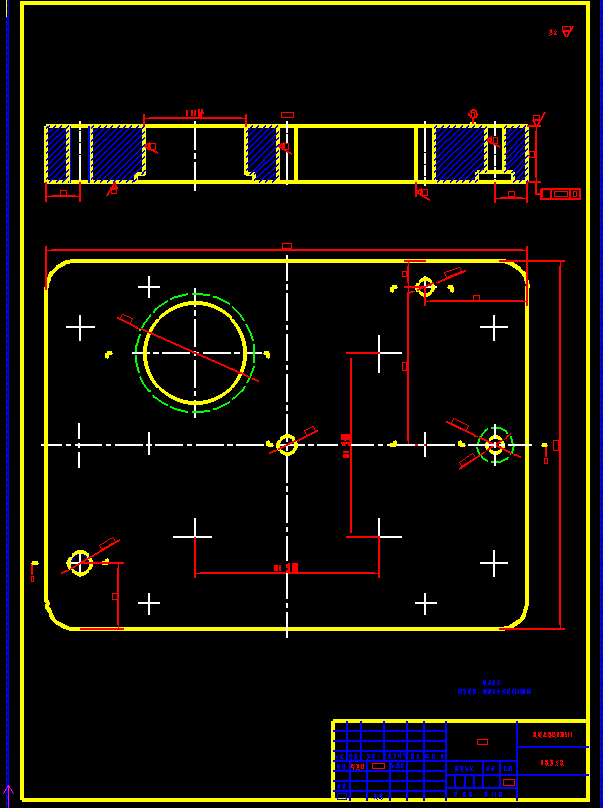 机械毕业设计-0033-玩具的小零件塑料模具设计【双圆方盖】