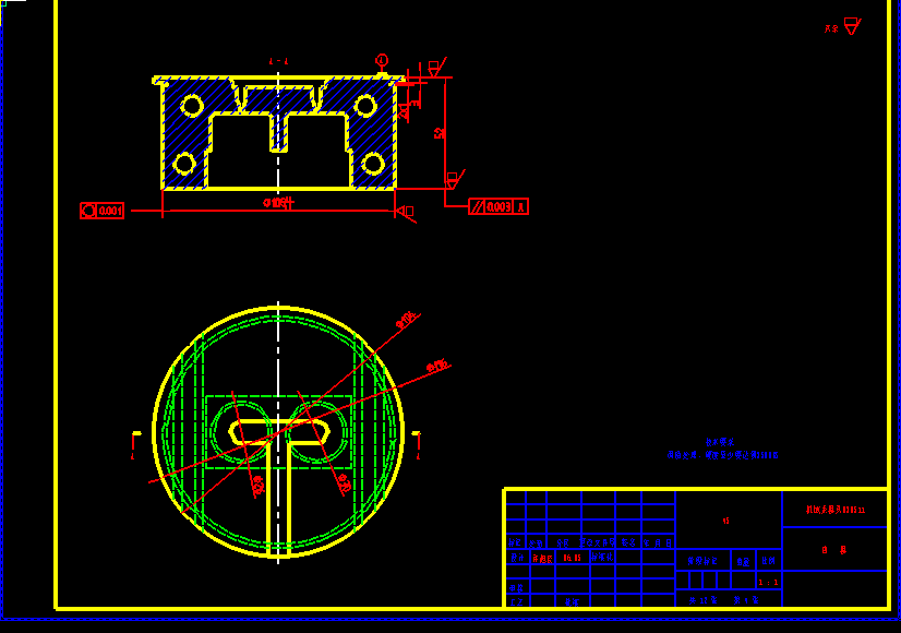 机械毕业设计-0033-玩具的小零件塑料模具设计【双圆方盖】