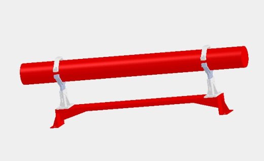 激光管架3D模型缩略图