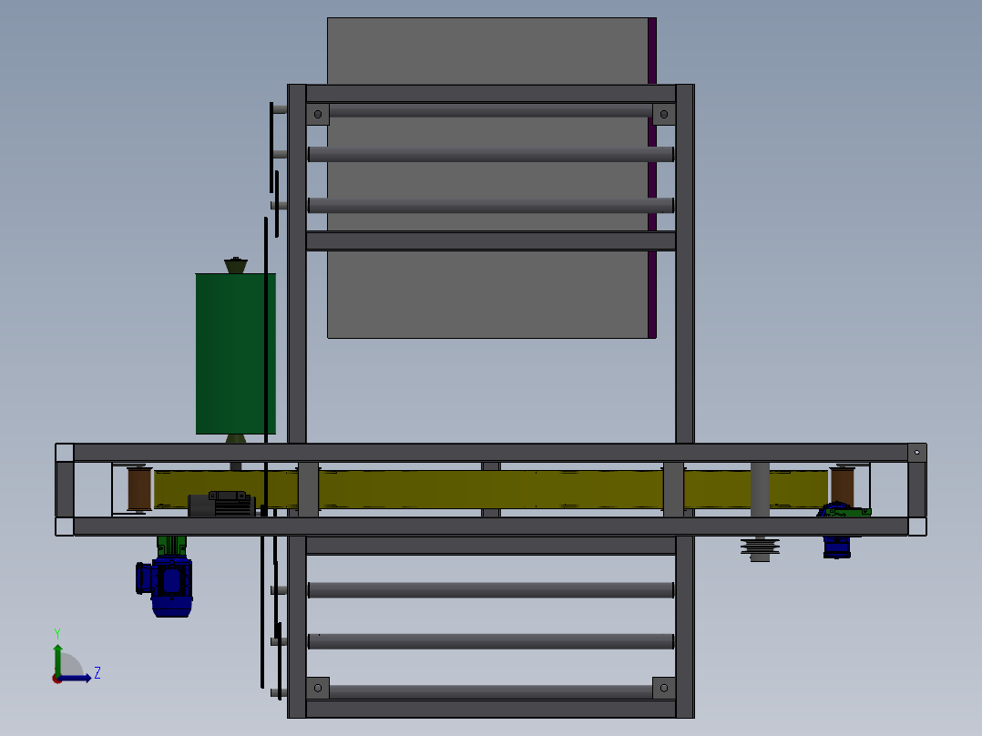 F768 夹心板打包机SW左视图