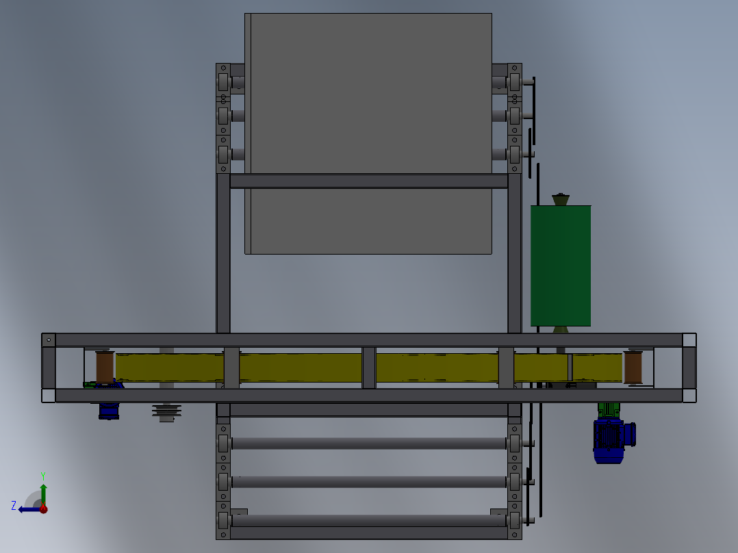 F768 夹心板打包机SW右视图