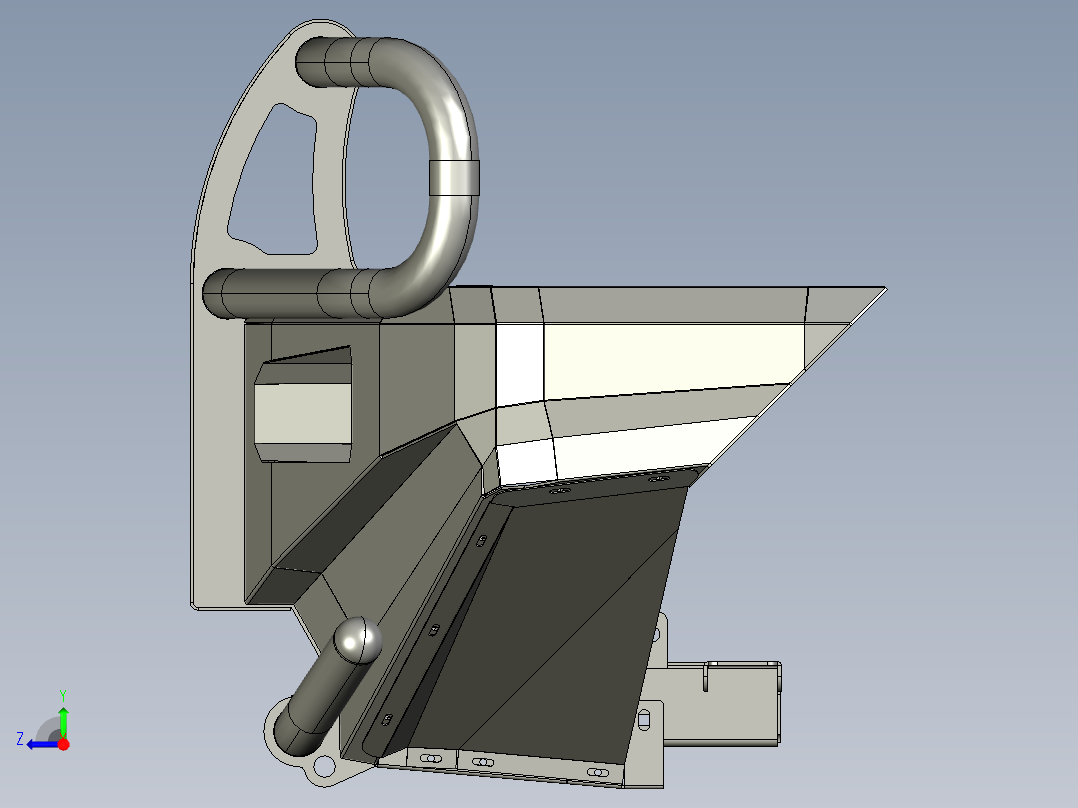 前置更换保险杠右视图