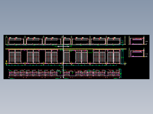 C01-5层升降横移式立体车库CAD图纸