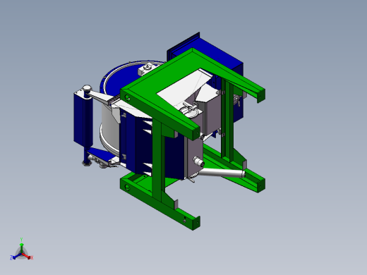矿石磁选机正等轴测缩略图