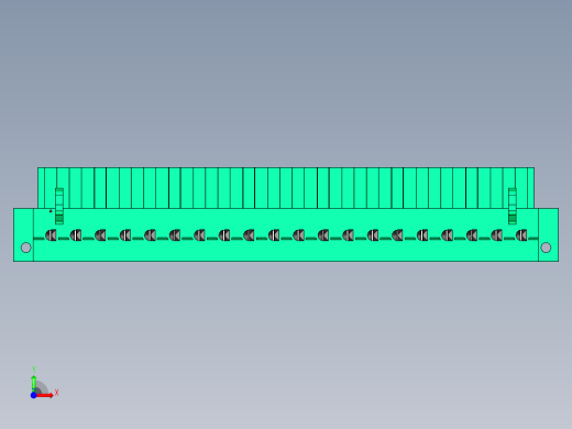 DEGSON 2EDG（M） 系列 5.0mm 螺丝锁紧可插拔接线端子组-2EDGAM-5.0-20P-14-00AH前视缩略图