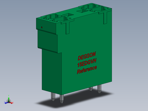 DEGSON 15EDG 系列 3.5mm 插拔式接线端子 FullPack-15EDGVH-3.5-xxP-14-00AH