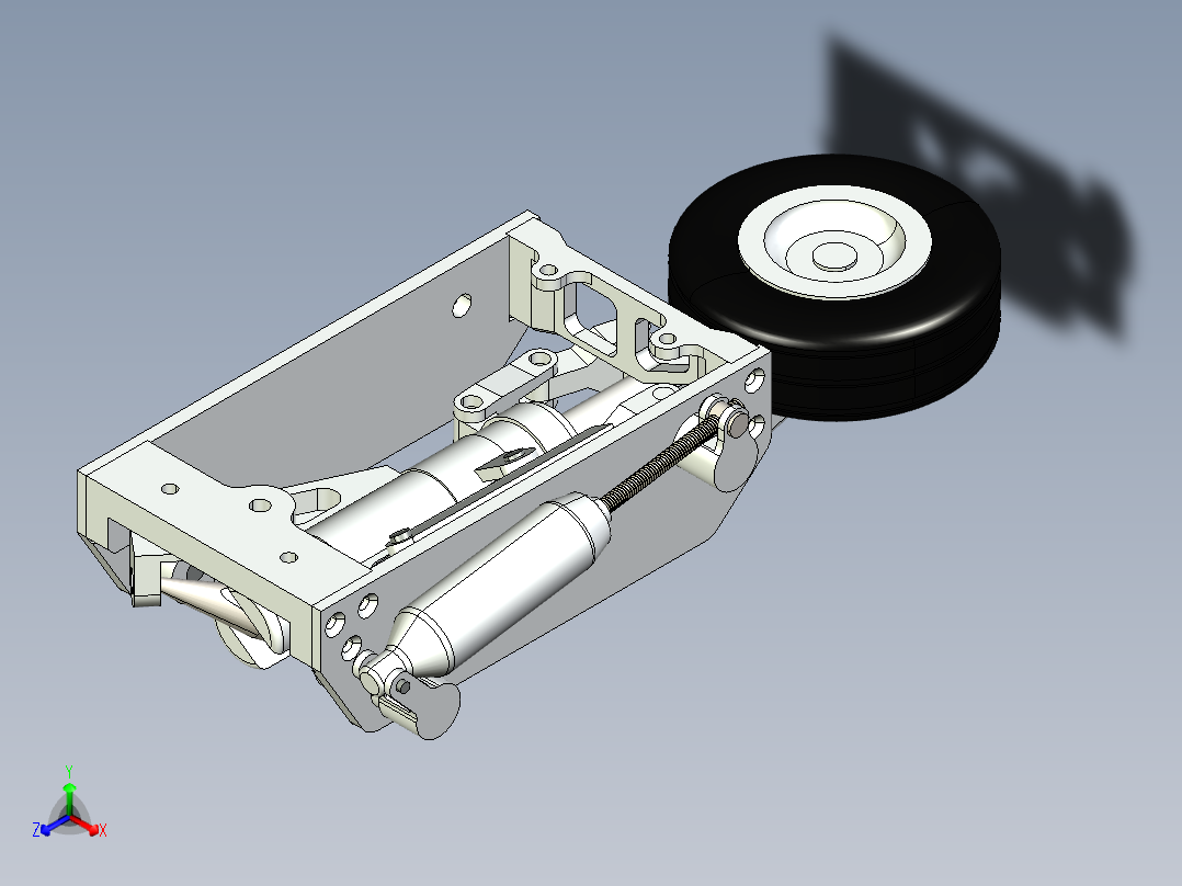 1比5F-16 遥控模型前起落架