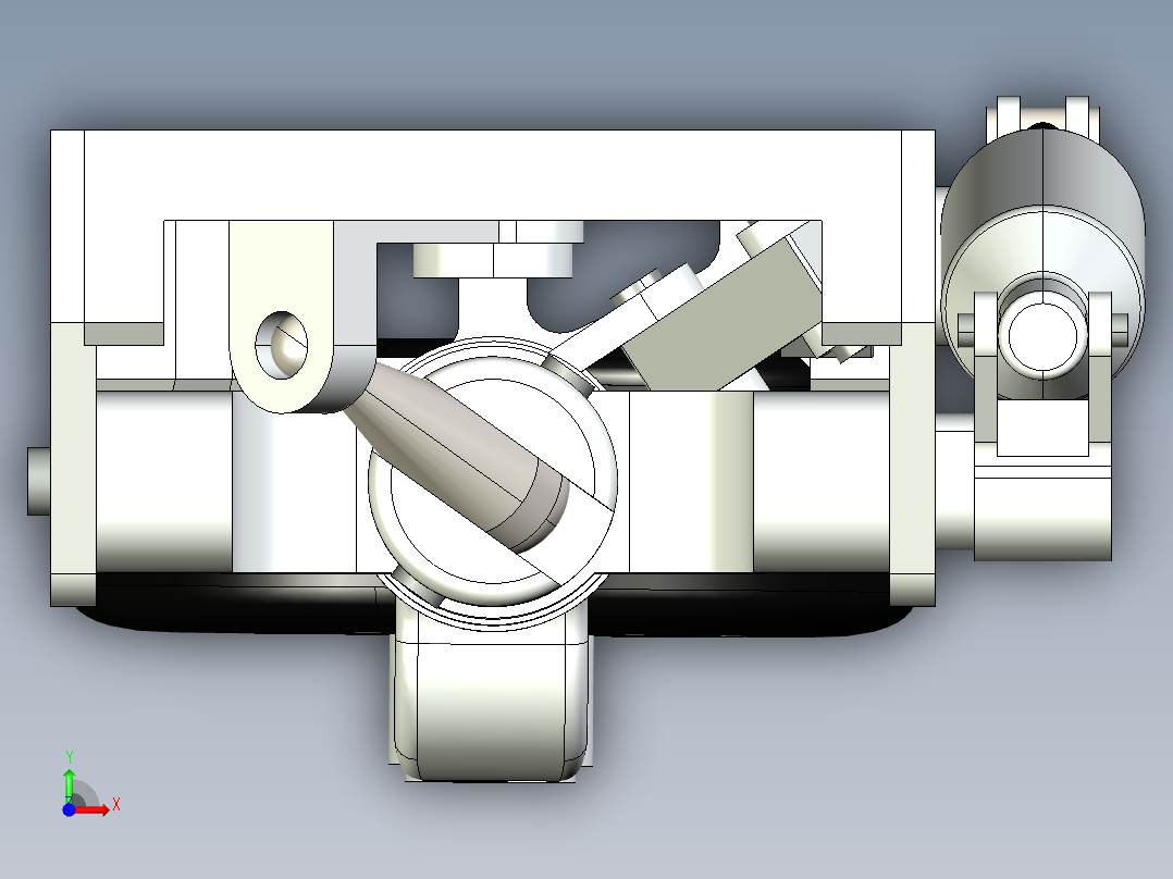 1比5F-16 遥控模型前起落架前视图