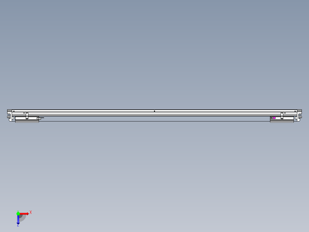 威洛博VL系列3d模型模组2VL22H2Y-S1750俯视图