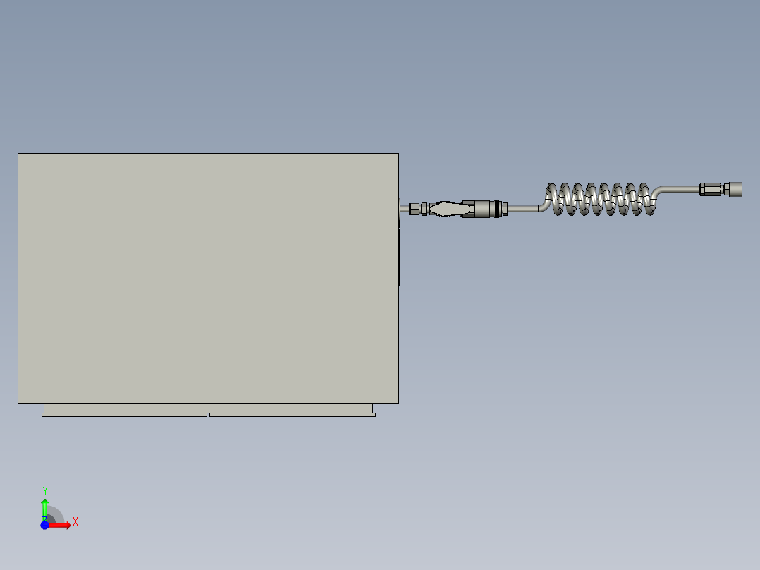气瓶泄漏测试机前视图